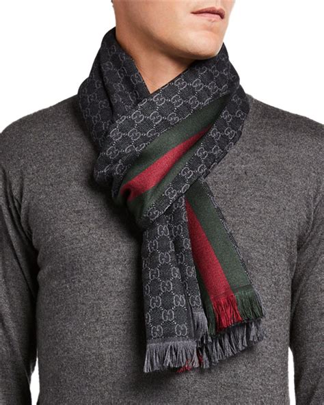 gucci men's wool scarf|gucci wool scarf women's.